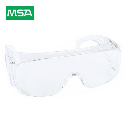 MSA梅思安新宾特防雾透明护目镜防护眼镜外罩式眼镜防飞溅防冲击