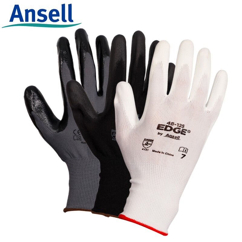 ANSELL安思尔48-125、48-126、48-128耐磨防滑手套